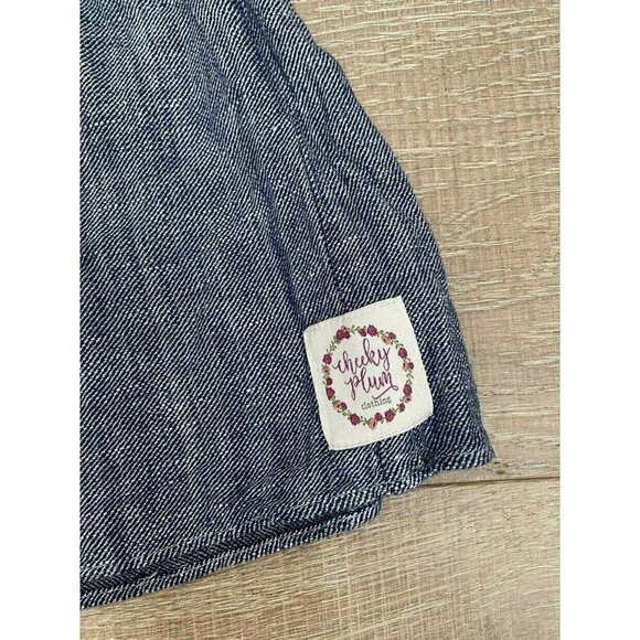 Cheeky Plum Chambray Dress - Picture 3 of 4